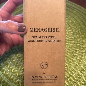 Menagerie Stainless Steel Wine Pourer Aerator